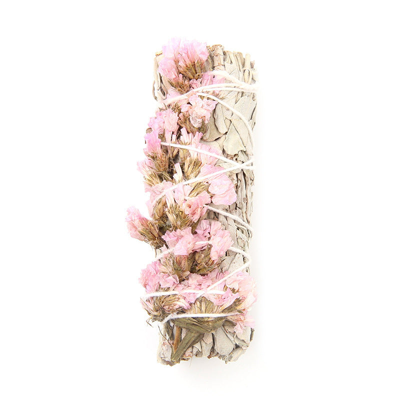 Aroma Flowers: White Sage & Red Rose Petal Aromatherapy Bundles for Energy Cleansing & Spiritual Rituals