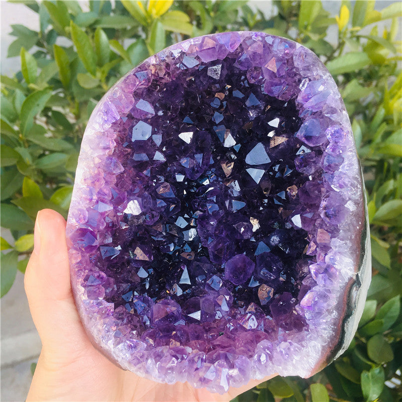 Mystic Amethyst Thunder Egg: Natural Ametista Geode Quartz for Energy Healing & Manifestation