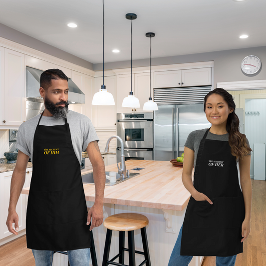 The Ultimate Love Kitchen Set: His & Hers Apron Package for Couples