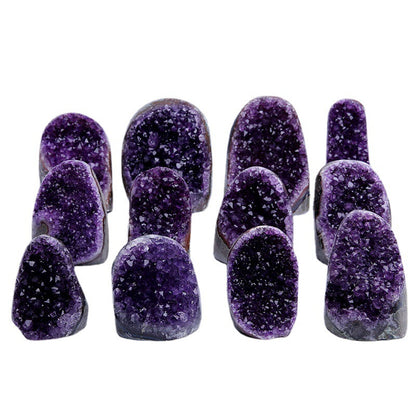 Mystic Amethyst Thunder Egg: Natural Ametista Geode Quartz for Energy Healing & Manifestation