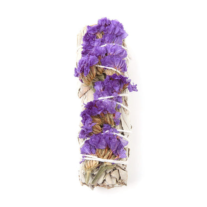 Aroma Flowers: White Sage & Red Rose Petal Aromatherapy Bundles for Energy Cleansing & Spiritual Rituals